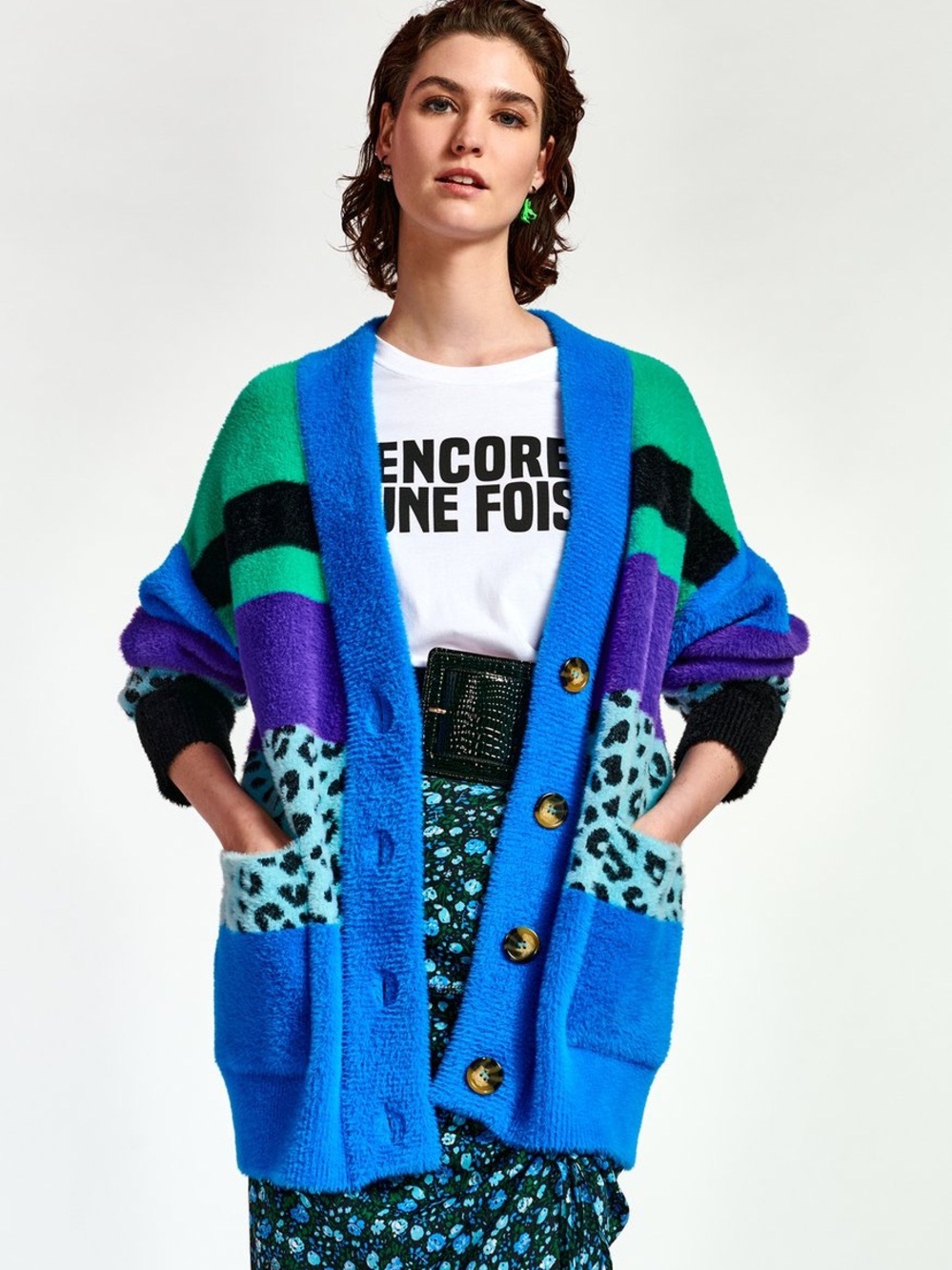 Essentiel Antwerp Wardigan Striped Cardigan